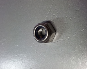 Self locking counter nut M8 DIN 985 SST